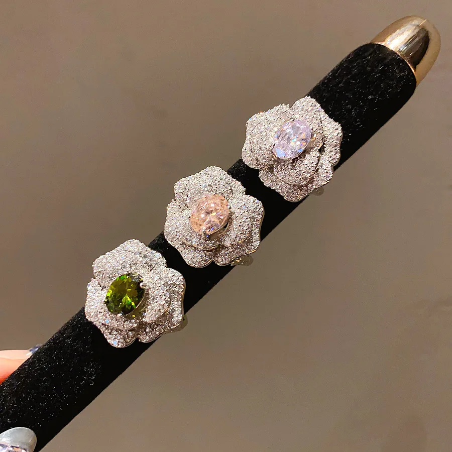 silver color flower ring for women shiny zirconia opening ring
silver color flower ring for women shiny zirconia opening ring