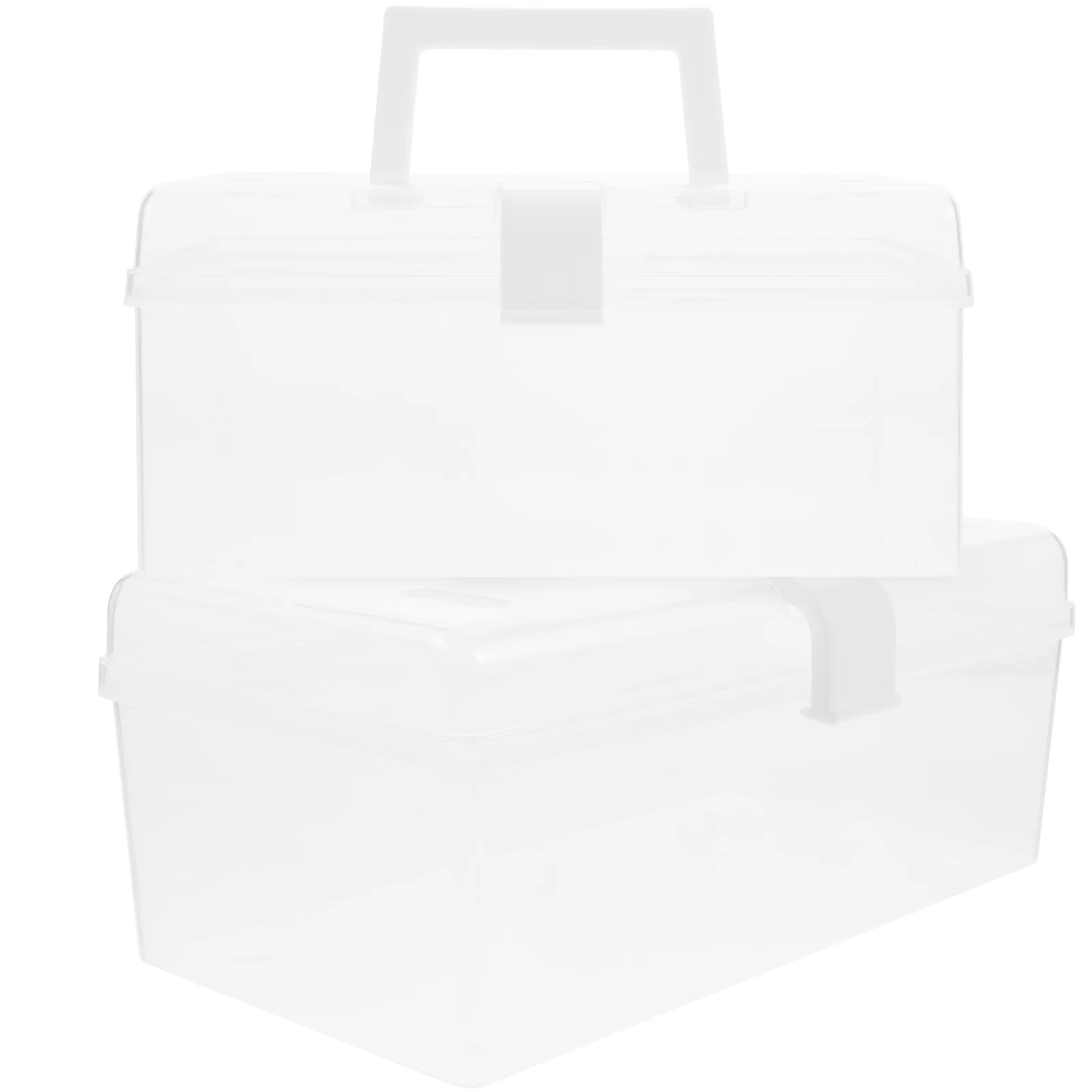 2pcs Storage Box Clear Containers Transparent Plastic Medicine Makeup Organizer Large Capacity Safe Clasp Round Edge
2pcs Storage Box Clear Containers Transparent Plastic Medicine Makeup Organizer Large Capacity Safe Clasp Round Edge