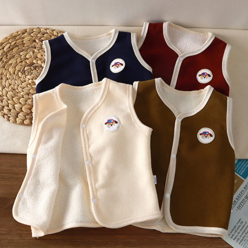 0-5Y Kids Vest Autumn Winter Warm Versatile for Boys Girls Baby Fleece Vests Children's Padded and Thickened Waiscoat
0-5Y Kids Vest Autumn Winter Warm Versatile for Boys Girls Baby Fleece Vests Children's Padded and Thickened Waiscoat
