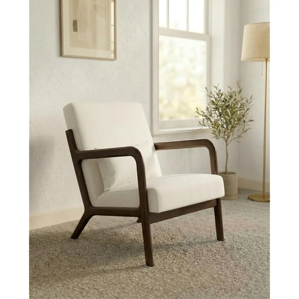 Free ShippingMid-Century Chenille Accent Chair, Cozy Reading Chair, Modern Lounge Armchair with Lumbar Pillow, Solid Wood Frame,
Free ShippingMid-Century Chenille Accent Chair, Cozy Reading Chair, Modern Lounge Armchair with Lumbar Pillow, Solid Wood Frame,