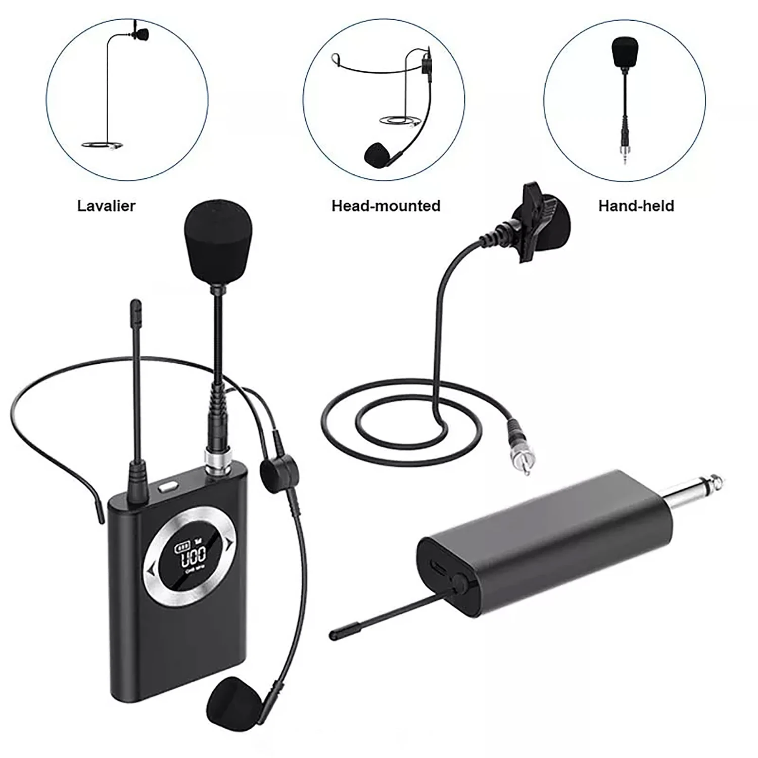 GAW-F09 Многофункциональный UHF беспроводной петличный микрофон, камера для интервью, прямая трансляция
GAW-F09 Многофункциональный UHF беспроводной петличный микрофон, камера для интервью, прямая трансляция