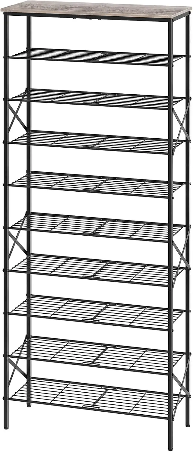 10 Tier Shoe Rack, Shoe Storage Organizer, Large Capacity Shoe Shelf Holds 40 Pairs of Shoes, Durable and Stable
10 Tier Shoe Rack, Shoe Storage Organizer, Large Capacity Shoe Shelf Holds 40 Pairs of Shoes, Durable and Stable