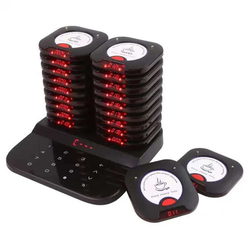 Long Distance Beeper For Cafe Bar Hotel Retail Food Store Restaurant Customer 20 Pagers Set Wireless Guest Buzzer
Long Distance Beeper For Cafe Bar Hotel Retail Food Store Restaurant Customer 20 Pagers Set Wireless Guest Buzzer