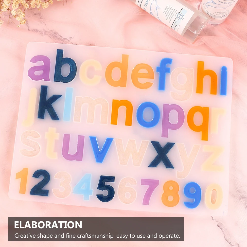 Alphabet Numbers Letters Mold Handmade Silicone Mould Letter Jewelry Making Tool DIY Crystal Epoxy Resin Mold Non Stick Durable
Alphabet Numbers Letters Mold Handmade Silicone Mould Letter Jewelry Making Tool DIY Crystal Epoxy Resin Mold Non Stick Durable