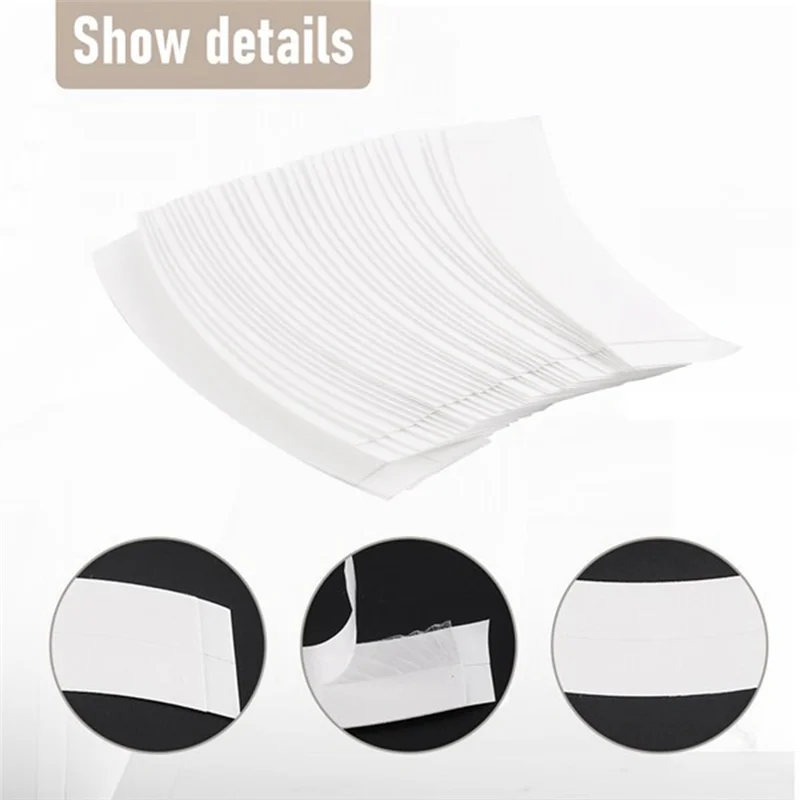BAAO-108Pcs Fixed Hair Double Tape Adhesive Hair Extension Strips Waterproof For Toupees/Lace Wigs Film With Slitting Line
BAAO-108Pcs Fixed Hair Double Tape Adhesive Hair Extension Strips Waterproof For Toupees/Lace Wigs Film With Slitting Line