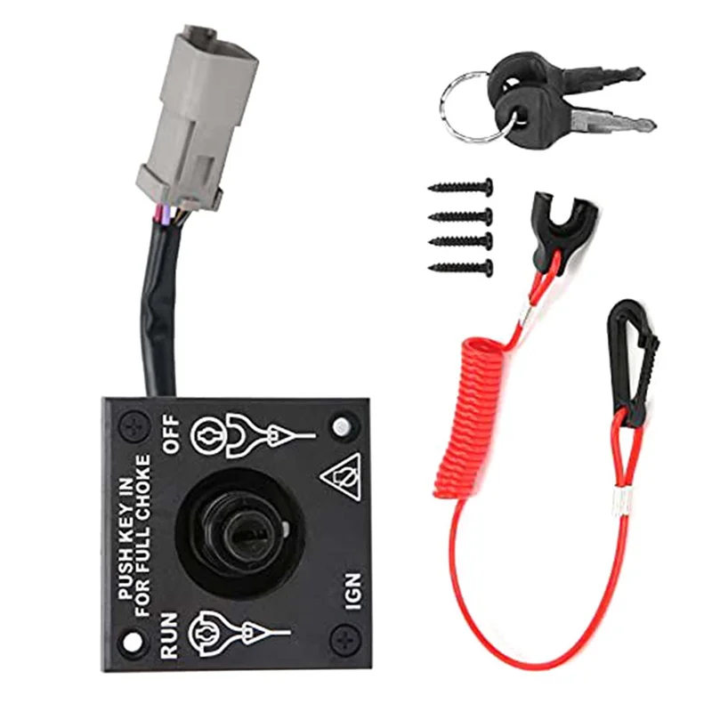 Ignition Key Switch Start Panel 0176408 For Bombardier Outboard Engine Ignition Without Flameout-AB36
Ignition Key Switch Start Panel 0176408 For Bombardier Outboard Engine Ignition Without Flameout-AB36
