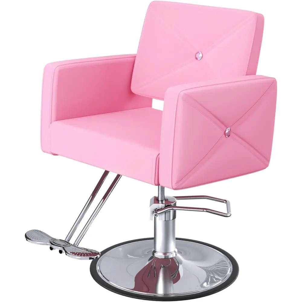 Heavy-Duty 350Lbs Hydraulic Pump Swivel Styling Chair for Beauty, Tattoo, and Spa Services in Elegant Pink
Heavy-Duty 350Lbs Hydraulic Pump Swivel Styling Chair for Beauty, Tattoo, and Spa Services in Elegant Pink