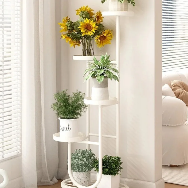 Многоярусная передвижная подставка для цветов из кованого железа для гостиной и балкона, напольная, от пола до потолка, для суккулентов
Многоярусная передвижная подставка для цветов из кованого железа для гостиной и балкона, напольная, от пола до потолка, для суккулентов