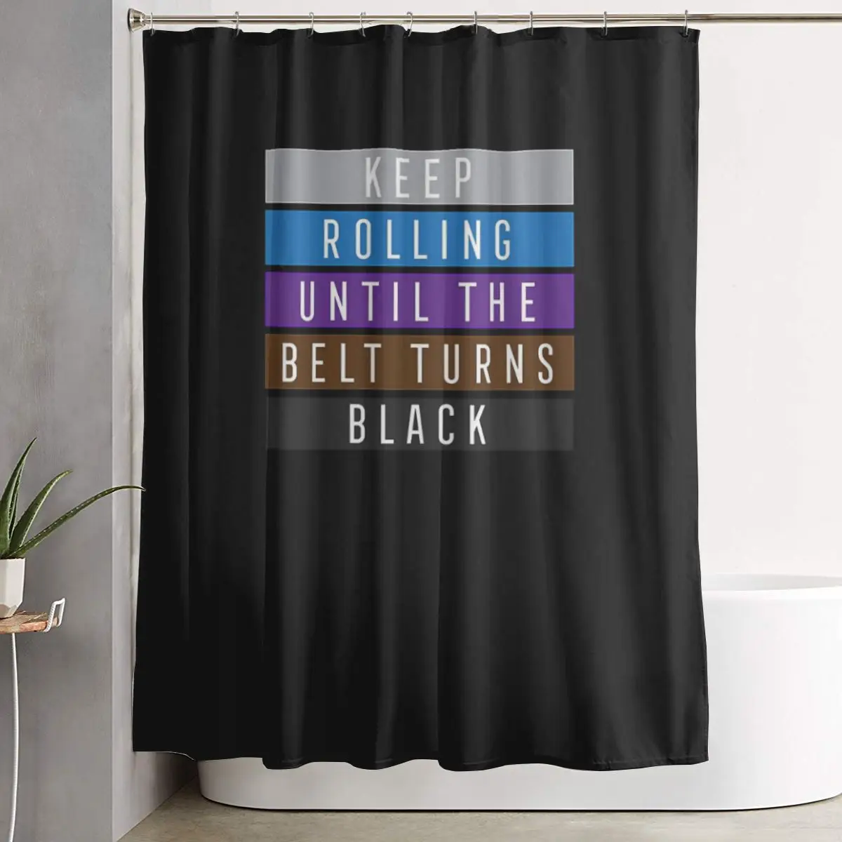 Jiu Jitsu BJJ Keep Rolling Light Shower Curtain Bathroom Polyester Waterproof Bath Curtains with Hooks
Jiu Jitsu BJJ Keep Rolling Light Shower Curtain Bathroom Polyester Waterproof Bath Curtains with Hooks