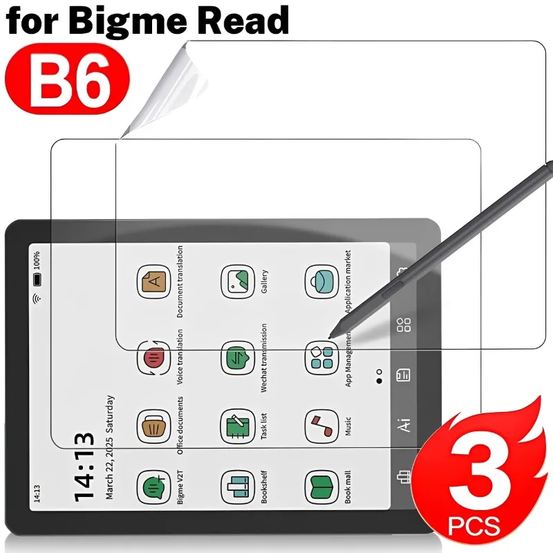 1/2/3PCS PET Hydrogel Films for Bigme Read B10 E-reader HD Clear&Matte Anti-Glare Anti-scratch Full Coverage Screen Protector
1/2/3PCS PET Hydrogel Films for Bigme Read B10 E-reader HD Clear&Matte Anti-Glare Anti-scratch Full Coverage Screen Protector