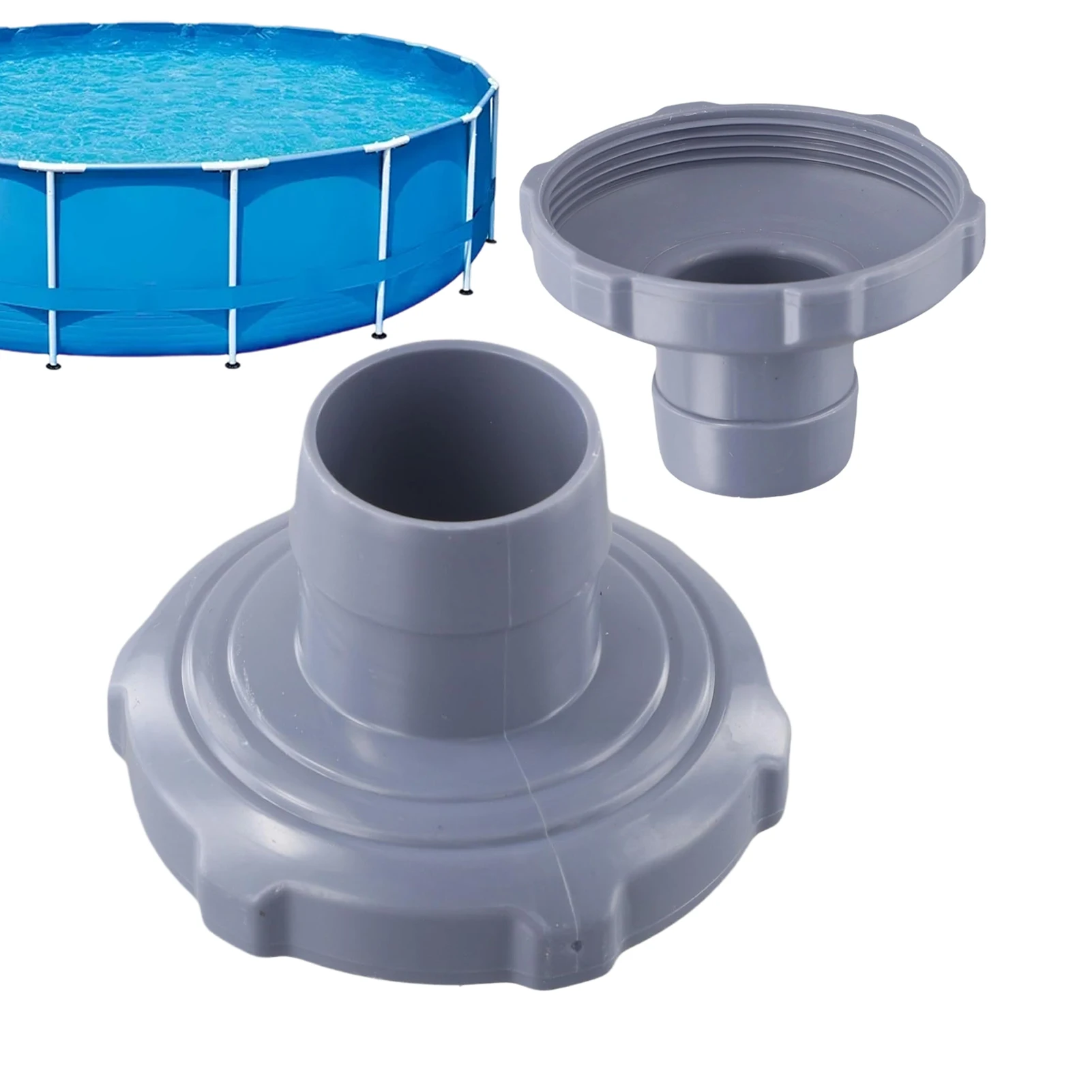 Pool Hose Adapter Universal Threaded Connector Vacuum Pump Fitting Replacement for Inflatable Pool Garden Backyard
Pool Hose Adapter Universal Threaded Connector Vacuum Pump Fitting Replacement for Inflatable Pool Garden Backyard 