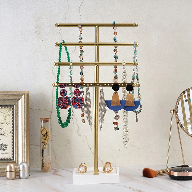 4-layer Jewelry Storage Stand Large Capacity Detachable Necklace Display Rack Ring Stay Retail Supplies Earring Frame
4-layer Jewelry Storage Stand Large Capacity Detachable Necklace Display Rack Ring Stay Retail Supplies Earring Frame