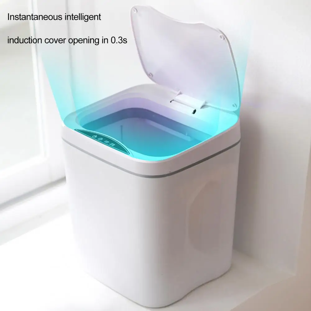 Smart Electric Trash Bin Wireless Induction Automatic Sensing Home Rubbish Can for Bedroom Toilet Kitchen Trash Bin Paper Basket
Smart Electric Trash Bin Wireless Induction Automatic Sensing Home Rubbish Can for Bedroom Toilet Kitchen Trash Bin Paper Basket