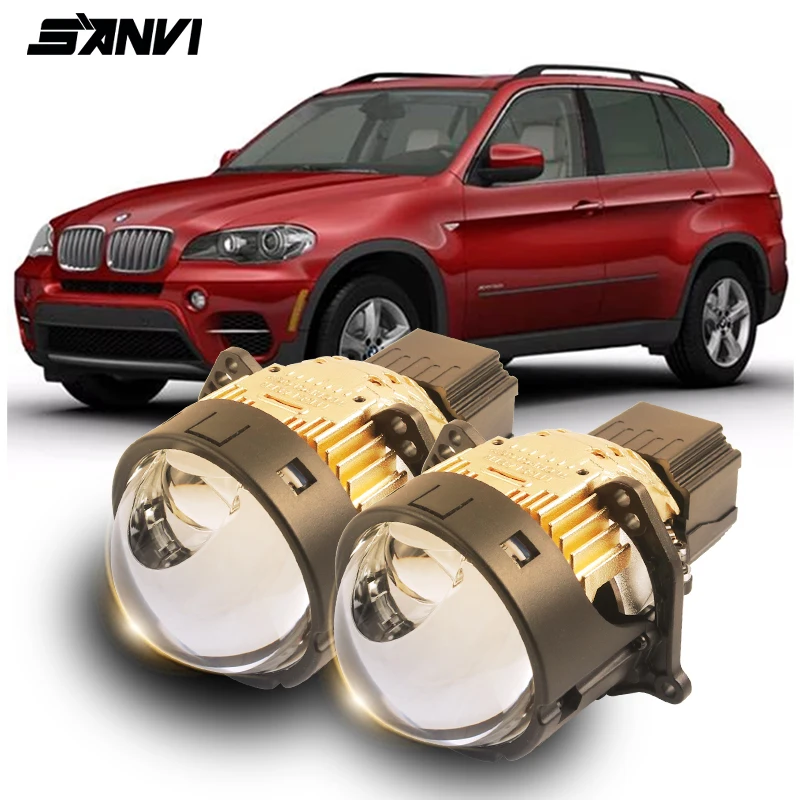SANVI Hyperboloid Bi LED Projector Lense Headlight with Frame for Audi A4/A5/TT BMW X3 X4 X5 X6 Benz R300 350 Lamp Upgrade
SANVI Hyperboloid Bi LED Projector Lense Headlight with Frame for Audi A4/A5/TT BMW X3 X4 X5 X6 Benz R300 350 Lamp Upgrade