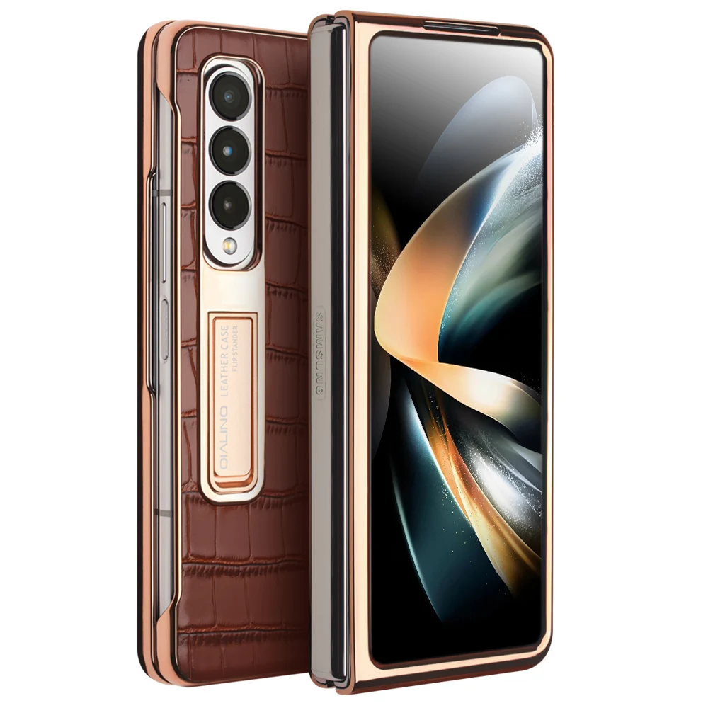 Чехол QIALINO для Samsung складной 4 Чехол для мобильного телефона с защитой от падения для Galaxy Z Fold4 кожаный защитный чехол Модный легкий роскошный деловой чехол
Чехол QIALINO для Samsung складной 4 Чехол для мобильного телефона с защитой от падения для Galaxy Z Fold4 кожаный защитный чехол Модный легкий роскошный деловой чехол