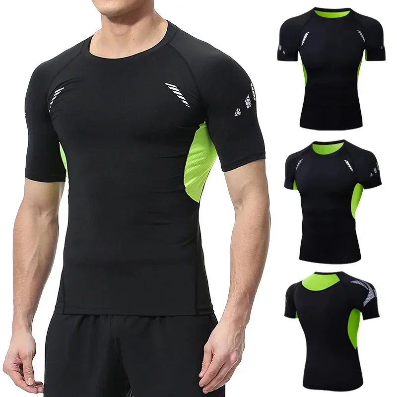 pour hommes, t-shirt de course d'entraînement de gym, couche de base athlétique à séchage rapide, maillot de corps Rash Guard
pour hommes, t-shirt de course d'entraînement de gym, couche de base athlétique à séchage rapide, maillot de corps Rash Guard