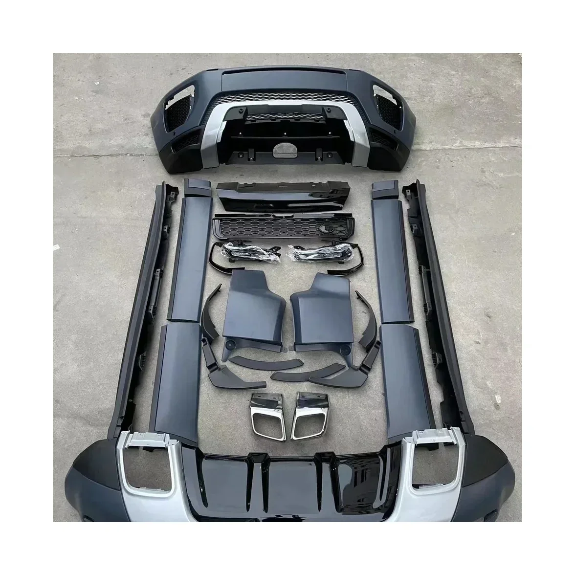 For range rover Evoque 2012-2015 Upgrade 2016-2019 car bumper body kit tuning front rear bumper
For range rover Evoque 2012-2015 Upgrade 2016-2019 car bumper body kit tuning front rear bumper