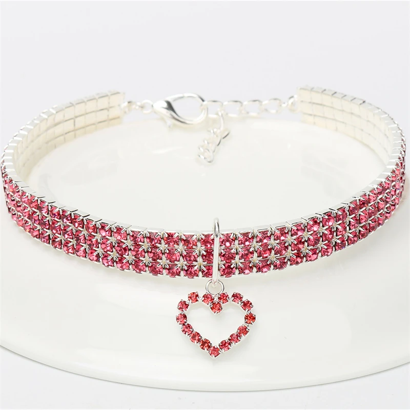 Hollow Heart Small Dog Accessories Superior Rhinestone Puppy French Bulldog Dog Collar Adjustable All Season Pet Cat Necklace
Hollow Heart Small Dog Accessories Superior Rhinestone Puppy French Bulldog Dog Collar Adjustable All Season Pet Cat Necklace