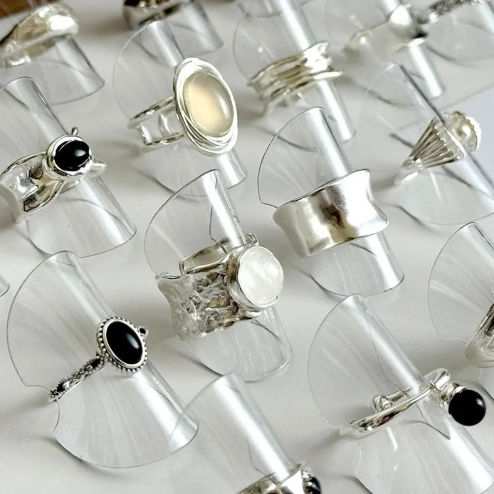 10pcs Plastic Round Sheet Rings Holder Lightweight Transparent Rings Display Stand Durable Stackable Rings Organizer Trade Show
10pcs Plastic Round Sheet Rings Holder Lightweight Transparent Rings Display Stand Durable Stackable Rings Organizer Trade Show