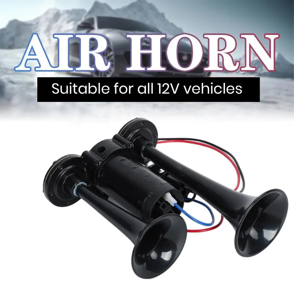 Super Loud Dual Electric Air Horns Kit with Compressor Waterproof Rustproof Simple Installation Car SUV Air Horns Kit
Super Loud Dual Electric Air Horns Kit with Compressor Waterproof Rustproof Simple Installation Car SUV Air Horns Kit