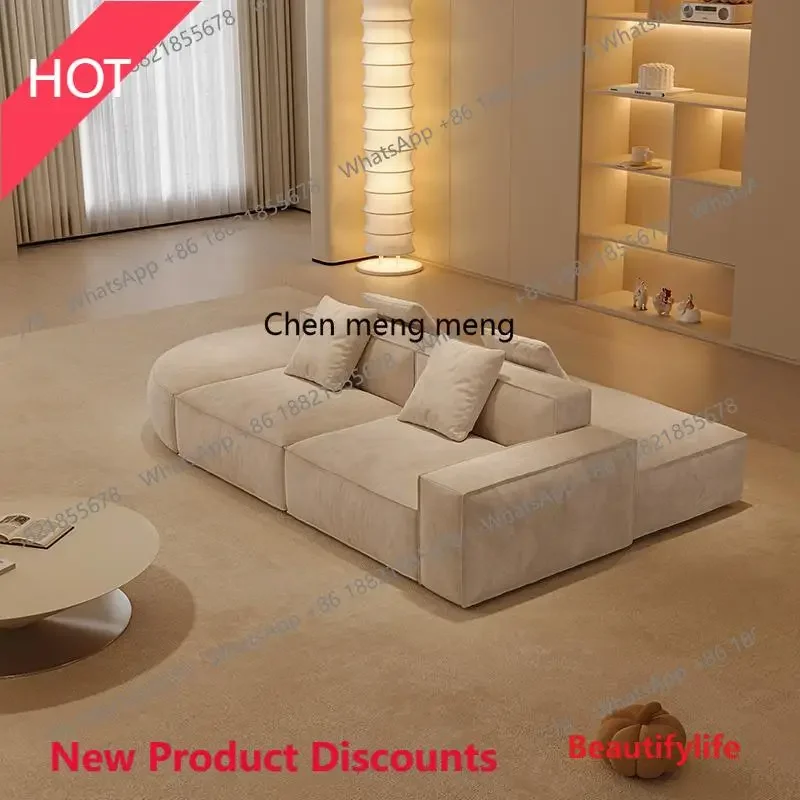 P32 Island sofa large flat floor two-sided seated matte cloth sofa designer module combination
P32 Island sofa large flat floor two-sided seated matte cloth sofa designer module combination