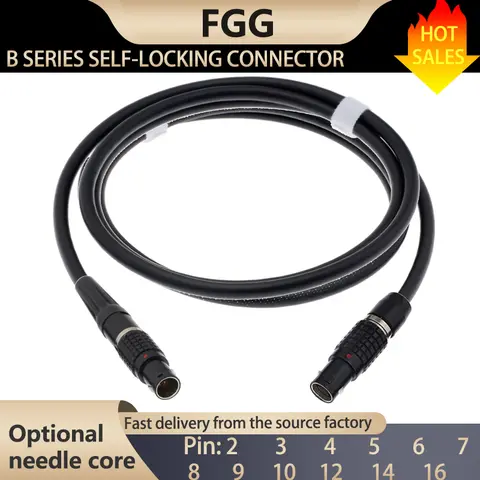 FGG connector 0B 1B 2 3 4 5 6.7.8.9 10.12.14 16 pin soldering cable ARRI MINI Teradek camera power cord cable