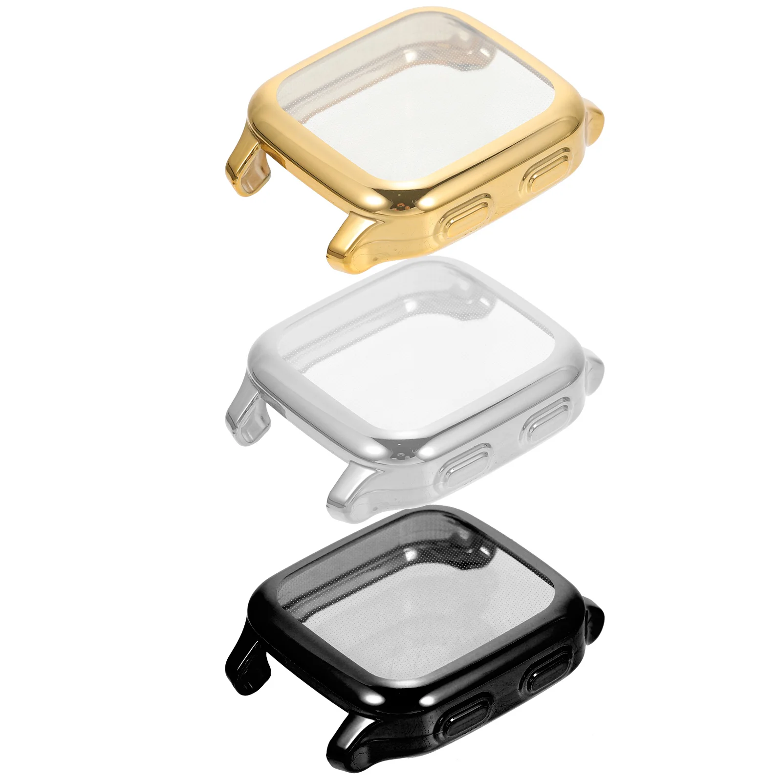 3 Pcs Watch Screen Protector Case TPU Soft Glue Protective Cover Full Access Durable Practical
3 Pcs Watch Screen Protector Case TPU Soft Glue Protective Cover Full Access Durable Practical