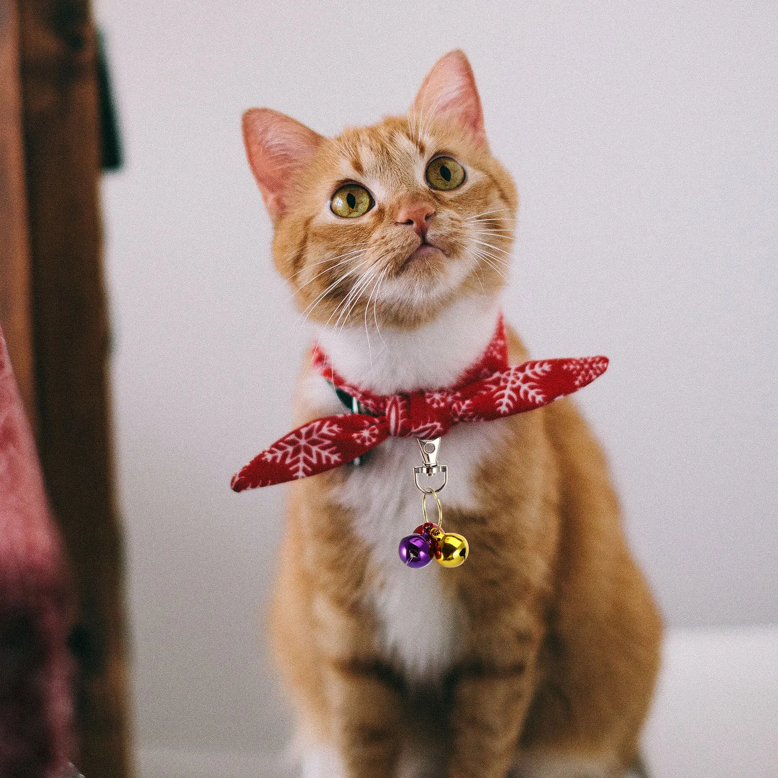 4Pcs Cat Bell Training Charm Pendants Pet Collar Bells Necklace Supplies High-Quality Safe Environmentally Friendly
4Pcs Cat Bell Training Charm Pendants Pet Collar Bells Necklace Supplies High-Quality Safe Environmentally Friendly