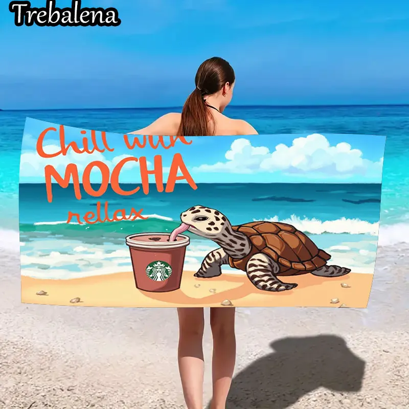 Ультрамягкое пляжное полотенце 30*60 дюймов с пляжным полотенцем Mocha Relax Turtle
Ультрамягкое пляжное полотенце 30*60 дюймов с пляжным полотенцем Mocha Relax Turtle