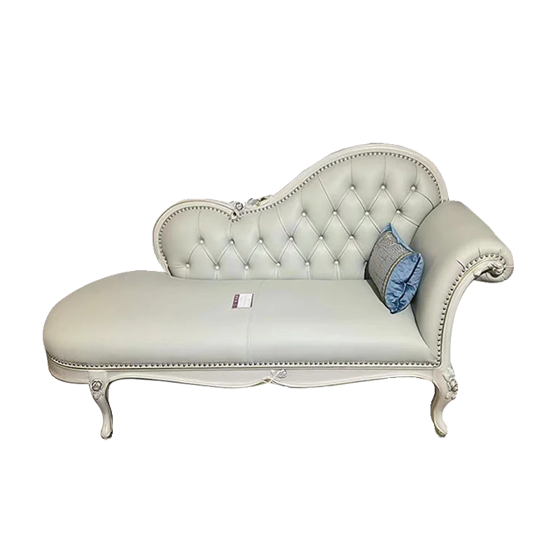 European all-solid wood leather concubine chair neoclassical beauty couch American bedroom lazy recliner living room concubine s
European all-solid wood leather concubine chair neoclassical beauty couch American bedroom lazy recliner living room concubine s