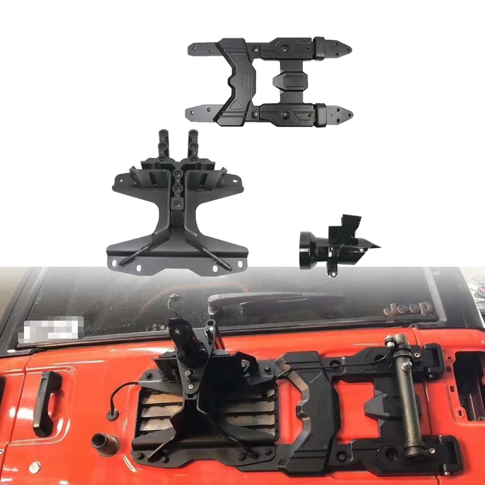 Shanghai Sanfu JL1231 Hinge and Spare Tire Carrier up to 37 Inch HD Tire Bracket Black Aluminum Alloy for Jeep W Rangler JL 18+
Shanghai Sanfu JL1231 Hinge and Spare Tire Carrier up to 37 Inch HD Tire Bracket Black Aluminum Alloy for Jeep W Rangler JL 18+