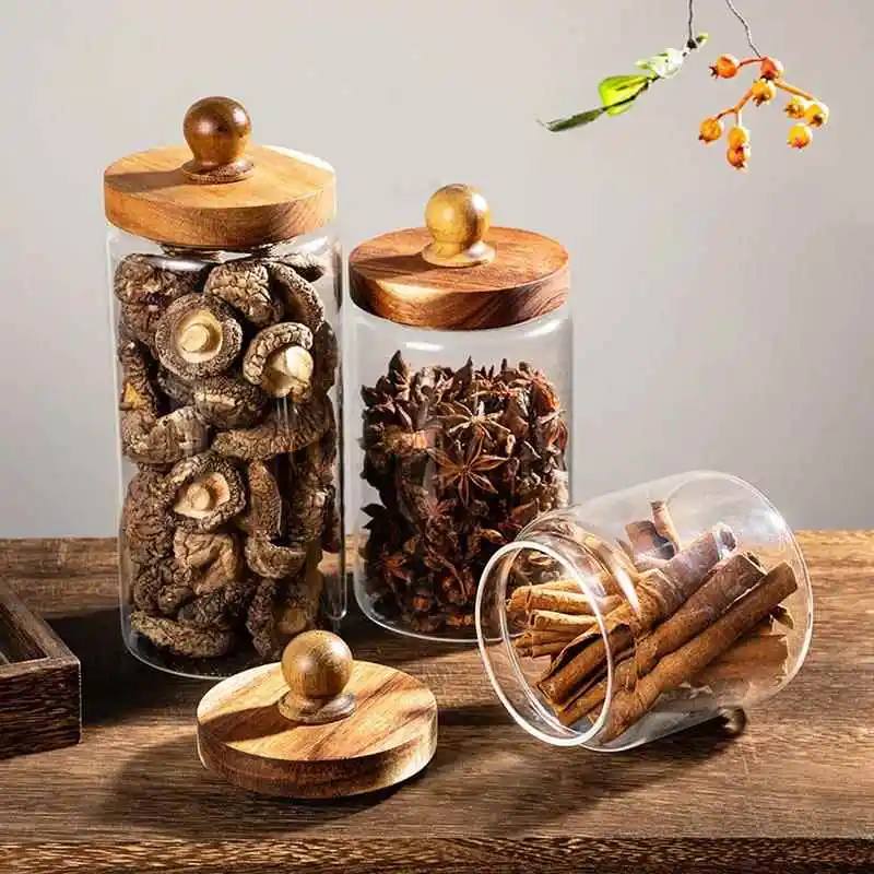 Chinese Style Dustproof Sealed Storage Jar Borosilicate Glass Spice Container Moisture Proof Decorative Home Organizer
Chinese Style Dustproof Sealed Storage Jar Borosilicate Glass Spice Container Moisture Proof Decorative Home Organizer