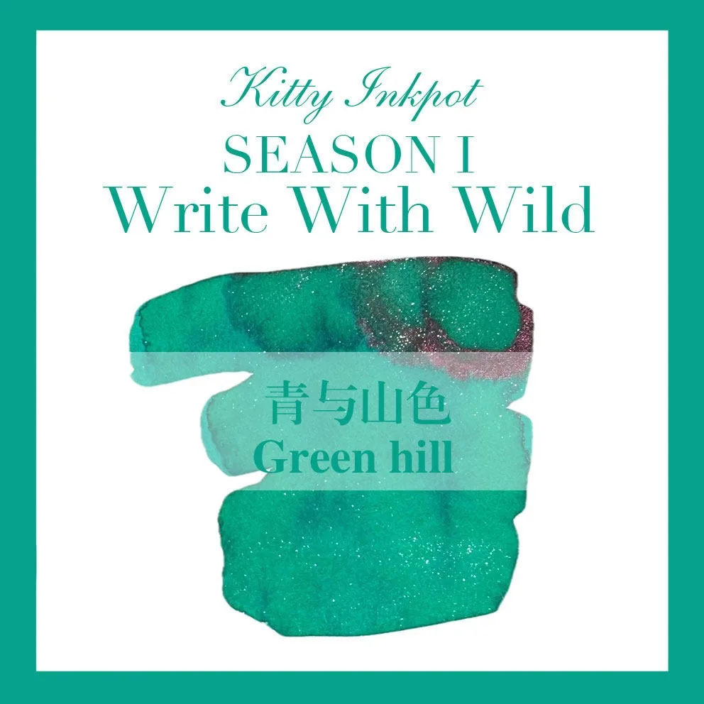 KittyInkpot Green Hill Color 5/25ml Sheen Fountain Pen Ink Gradient Color Ink School Office Supplies Stationery for Jinhao
KittyInkpot Green Hill Color 5/25ml Sheen Fountain Pen Ink Gradient Color Ink School Office Supplies Stationery for Jinhao