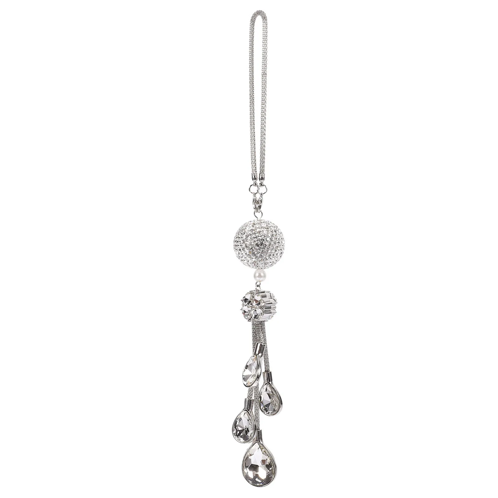 Crystal Diamond Ball Pendant Transparent Water Drop Clover Rhinestone Car Hanging Ornament Rearview Mirror Accessories
Crystal Diamond Ball Pendant Transparent Water Drop Clover Rhinestone Car Hanging Ornament Rearview Mirror Accessories