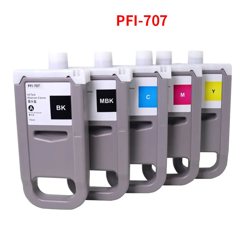 PFI707 PFI-707 картридж с чернилами 700 мл, совместимый для Canon iPF830 iPF840 iPF850 с чернилами
PFI707 PFI-707 картридж с чернилами 700 мл, совместимый для Canon iPF830 iPF840 iPF850 с чернилами