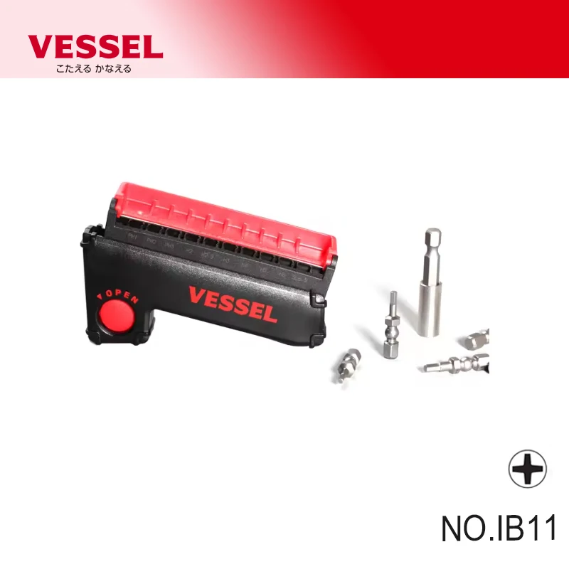 VESSEL IB11 Screwdriver Bits Set 11Pcs Impact Ball with Slide Case Screwdriver Replacement Bits Hand Tools torx screwdriver set
VESSEL IB11 Screwdriver Bits Set 11Pcs Impact Ball with Slide Case Screwdriver Replacement Bits Hand Tools torx screwdriver set