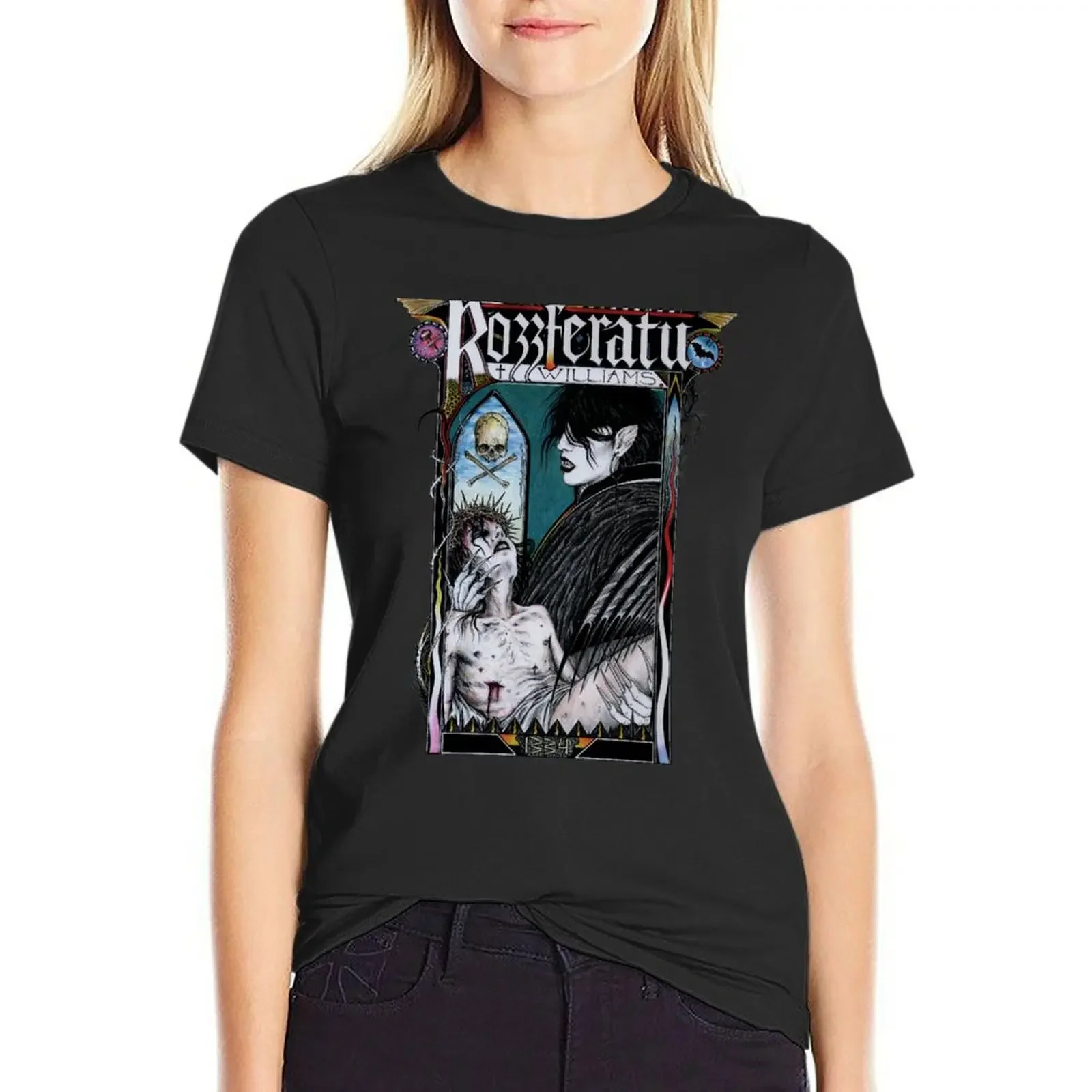 Rozzferatu - Fan Art for Rozz Williams T-Shirt oversized blacks sweat korean fashion T-shirt Women
Rozzferatu - Fan Art for Rozz Williams T-Shirt oversized blacks sweat korean fashion T-shirt Women