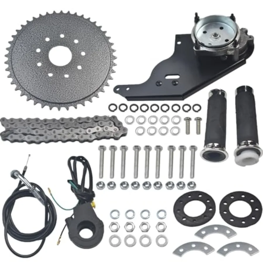 42cc 4-Stroke Rear-Wheel Side Mount Kit for 47cc 49cc GX35 Gas Motorized Bicycle Bike
42cc 4-Stroke Rear-Wheel Side Mount Kit for 47cc 49cc GX35 Gas Motorized Bicycle Bike