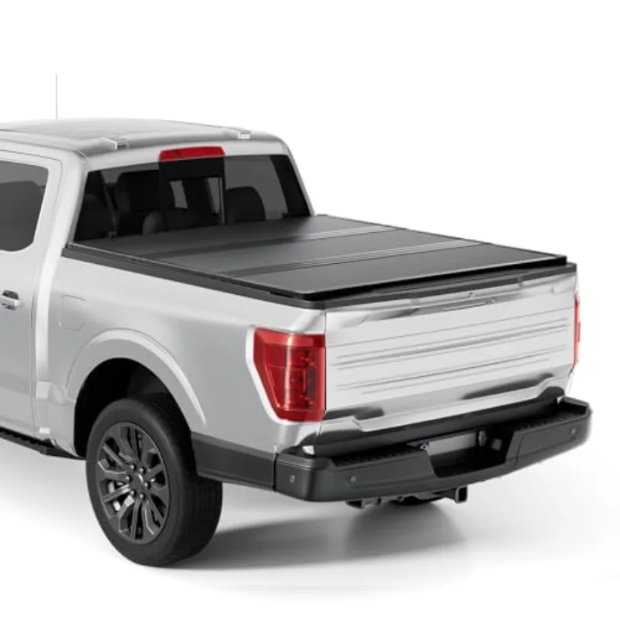 FRP Hard Tri-fold Tonneau Cover for 2015-2026 Ford F150 6.5FT Bed 78 Black Durable Fold Truck Bed Covers
FRP Hard Tri-fold Tonneau Cover for 2015-2026 Ford F150 6.5FT Bed 78 Black Durable Fold Truck Bed Covers