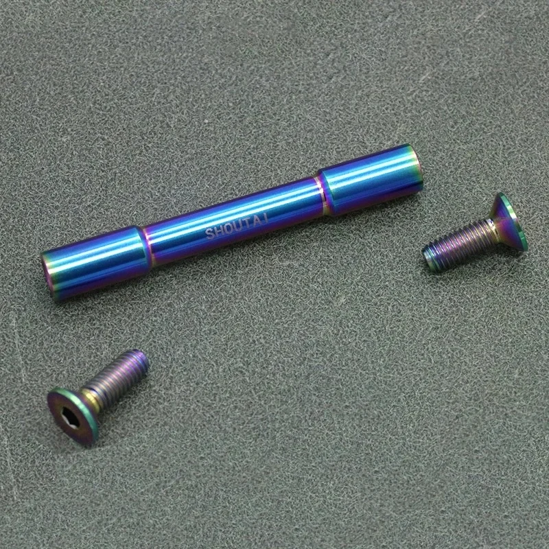 Titanium Alloy screws Bicycle Rear Fork Pivot Assembly Bolts Set Titanium Gold Black Colorful For Brompton Bike Parts
Titanium Alloy screws Bicycle Rear Fork Pivot Assembly Bolts Set Titanium Gold Black Colorful For Brompton Bike Parts