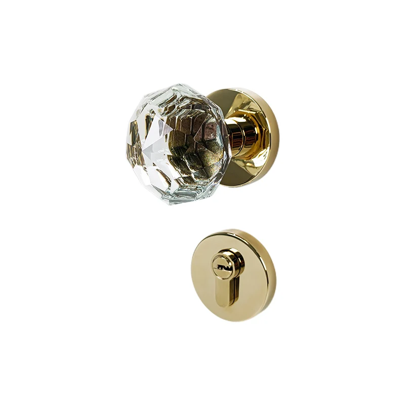 *French crystal door lock gold bedroom bathroom door lock wooden door handle silent spherical lock
*French crystal door lock gold bedroom bathroom door lock wooden door handle silent spherical lock