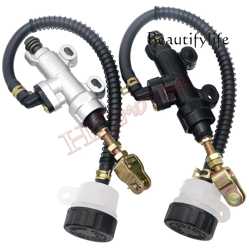 Off-road ATV beach motorcycle accessories, Golden Eagle, Horizon disc brake pump, one-word pump with cup foot brake on the pump
Off-road ATV beach motorcycle accessories, Golden Eagle, Horizon disc brake pump, one-word pump with cup foot brake on the pump