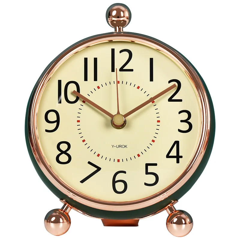 Nordic light luxury table clock home fashion American desktop modern simple bedside ornament
Nordic light luxury table clock home fashion American desktop modern simple bedside ornament