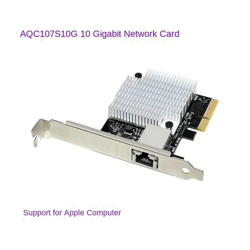 AQC107S 10G Ethernet card 10G/5G/2.5G/1G multi speed macOS drive free M1/M2 desktop computer
AQC107S 10G Ethernet card 10G/5G/2.5G/1G multi speed macOS drive free M1/M2 desktop computer