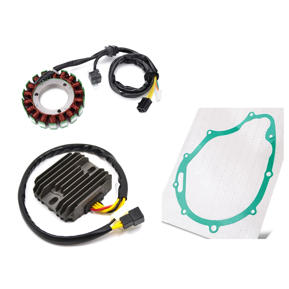 Regulator Rectifier Stator Coil Gasket Kit for Suzuki ST400V Tempter 1997 1998 1999 2000 32101-24B01 32800-45C01 11483-24B01-H17
Regulator Rectifier Stator Coil Gasket Kit for Suzuki ST400V Tempter 1997 1998 1999 2000 32101-24B01 32800-45C01 11483-24B01-H17