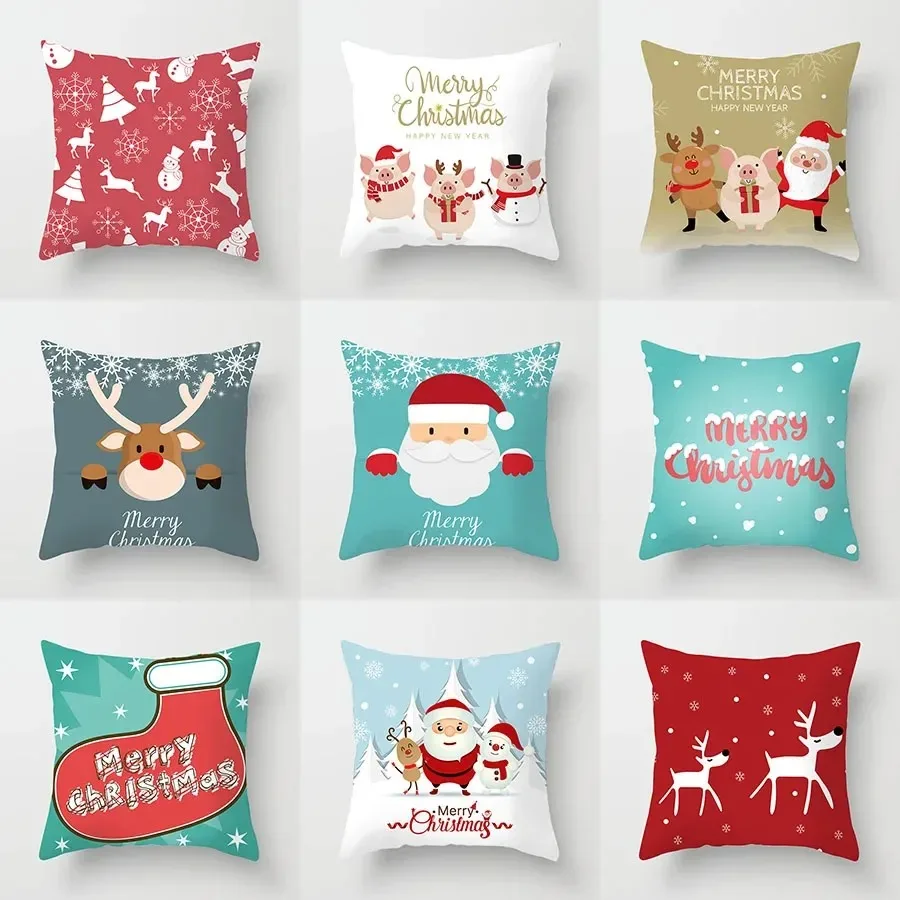 Christmas Themed Pillowcases Car Accessories Office Santa Claus Living Room Sofa Home Pillowcases
Christmas Themed Pillowcases Car Accessories Office Santa Claus Living Room Sofa Home Pillowcases