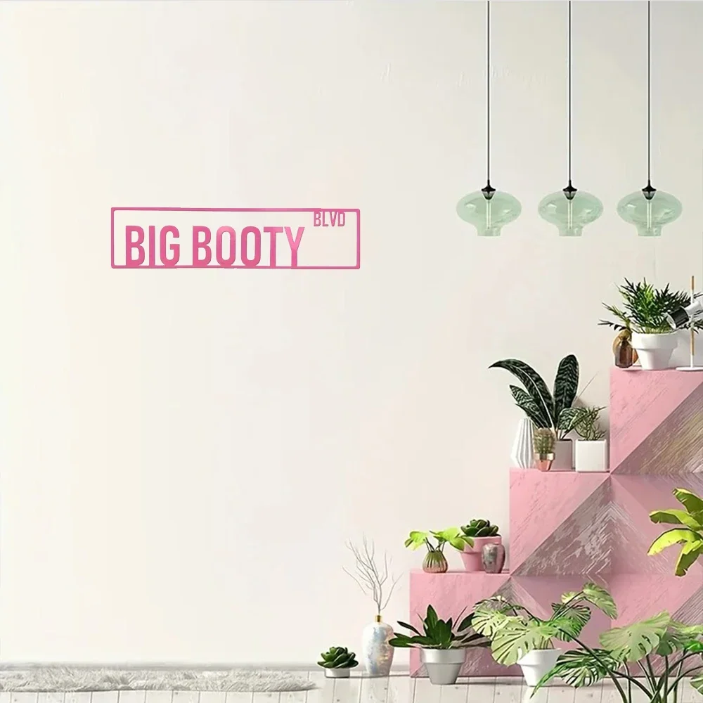 Pink English Letters BIG BOOTY Metal Logo Plaques Wall Art Wall Decoration Home Decor
Pink English Letters BIG BOOTY Metal Logo Plaques Wall Art Wall Decoration Home Decor