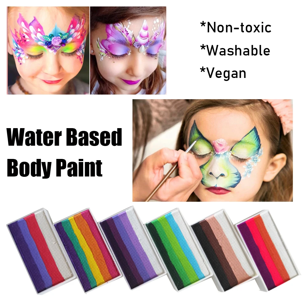 20g Water Activated Liner Christmas Glow in The Dark Rainbow Split Cake Face Paint Body Painting
20g Water Activated Liner Christmas Glow in The Dark Rainbow Split Cake Face Paint Body Painting