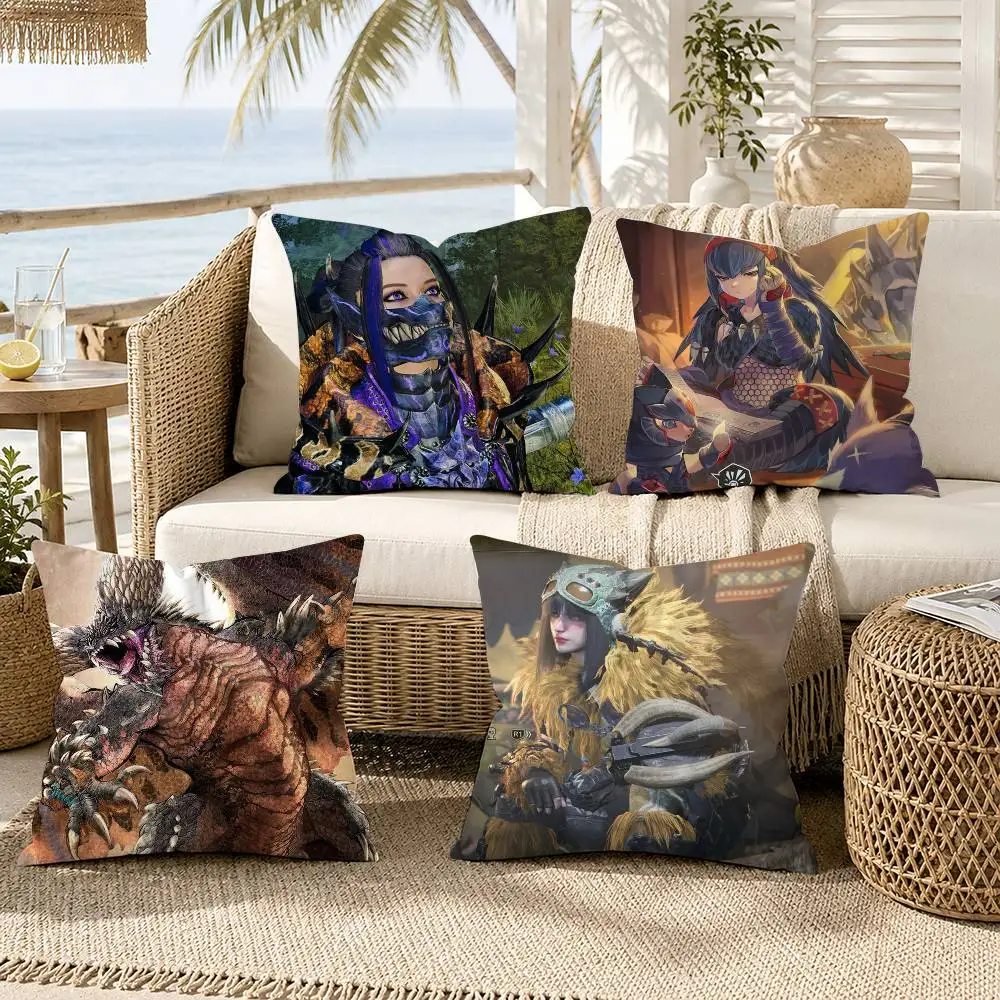 M-Monster Hunter Wilds Pillow Case for Sofa Living Room Home office Decor Protective Cover
M-Monster Hunter Wilds Pillow Case for Sofa Living Room Home office Decor Protective Cover