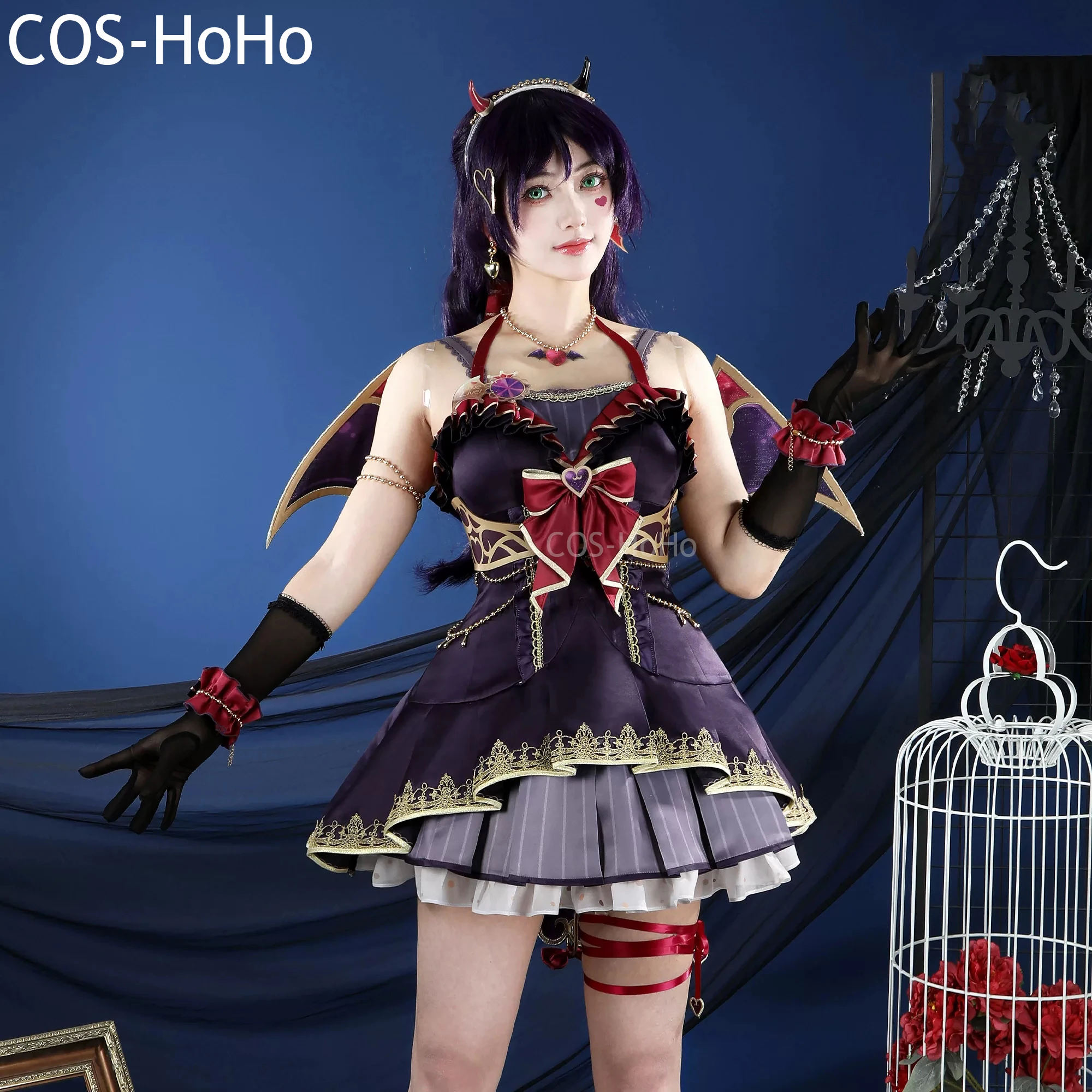 COS-HoHo Lovelive Tojo Nozomi Uniform Charming Demon Lovely Dress Uniform Cosplay Costume Halloween Party Role Paly Outfit
COS-HoHo Lovelive Tojo Nozomi Uniform Charming Demon Lovely Dress Uniform Cosplay Costume Halloween Party Role Paly Outfit